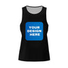 Custom Tank Top Your Design Here Customized Shirt Personalized Tank Top for Gym Running Custom Tank Tops Black Medium