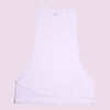 Ychnaim Men's Sleeveless Muscle Stringer Tank Top Cut Open Gym Training Bodybuilding Vest Shirts Color White Size L