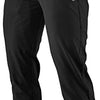 Men's Lightweight Quick Dry Hiking Running Pants Outdoor Sports Breathable Zipper Pockets Athletic Work Pants Black M