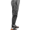 Southpole Men's Lightweight Tech Woven Jogger Pants, Cargo Pockets, Quick Dry, Grey, Small