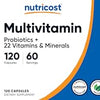 Nutricost Multivitamin with Probiotics 120 Vegetarian Capsules - Packed with Vitamins & Minerals