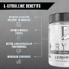 Polvo de L-citrulina Ryse Element Series | Aumenta el óxido nítrico y aumenta la vasodilatación | para bombas, resistencia y soporte cardiovascular | 50 porciones