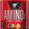 BSN Amino X Muscle Recovery & Endurance Powder with BCAAs, 10 Grams of Amino Acids, Keto Friendly, Caffeine Free, Flavor: Fruit Punch, 30 servings (Packaging may vary)