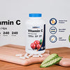 Nutricost Vitamina C con escaramujo 1025 mg, 240 cápsulas - Vitamina C 1000 mg, escaramujo 25 mg, suplemento premium, sin OGM, sin gluten