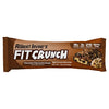 Barras de proteína FITCRUNCH tamaño snack, diseñadas por Robert Irvine, barra horneada de 6 capas, 3 g de azúcar y núcleo de pastel suave (18 barras, masa para galletas con chispas de chocolate)