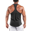 Agilelin Men's Workout Stringer Tank Tops Athletic Quick Dry Y-Back Tops Bodybuilding Muscle Shirts for Gym(1 Or 3 Pack)(Black/M)
