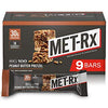 MET-Rx Big 100 Colossal Protein Bars, excelente como reemplazo de comidas saludables, refrigerio y ayuda a mantener la energía, pretzel de mantequilla de maní, con vitamina A, vitamina C y zinc, 100 g (paquete de 9)