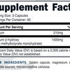 Bucked Up HMB (Beta-Hydroxy Beta-Methylbutyrate) 1500mg Per Serving, Essentials (60 Servings, 180 Capsules)