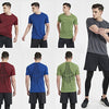 Akilex Mens Running Dry Fit T-Shirt Athletic Outdoor Short Sleeve Comfortable Sports Top
