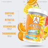 Preentrenamiento Ryse Project Blackout | Bomba, Energía, Fuerza | Cafeína, Vitacolina, Nitratos y Teobromina | 25 porciones (Sunny D Tangy Original)