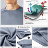 1 Pack High Performance Workout Shirts for Men, Moisture Wicking T-Shirts, Sports Gym Athletic Short Sleeve Tee Tops Grey 2XL