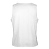 Custom Mens Tank Top Muscle Tops Personalized Sleeveless Shirts Design Your Own Undershirt for Gym Workout, White, M