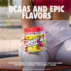 Aminoácidos GHOST BCAA, Sour Patch Kids Redberry - 30 porciones - Bebida de recuperación y polvo intra y post-entrenamiento sin azúcar, 7 g de BCAA apoya el crecimiento y la resistencia muscular - Sin soja ni gluten, vegano