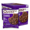 Quest Nutrition Galleta proteica con chispas de chocolate doble, alta en proteínas, baja en carbohidratos, 12 unidades