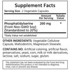 ML Naturals Phosphatidyl Serine 200 mg 120 Vegetable Capsules. Supports Memory & Brain Function