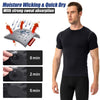 SPVISE Black Compression Shirt Men Short Sleeve Cool Dry Athletic Workout Shirts Sports Baselayer Undershirts Gym Shirt Tops