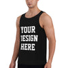 Custom Tank Top Your Design Here Customized Shirt Personalized Tank Top for Gym Running Custom Tank Tops Black Medium