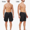 OCYMA 3 Pack Men's 2 In1 Gym Shorts Men with Pockets 7 inch Workout Shorts Men Running Shorts with Liner&Towel Loop