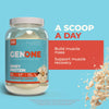 GenOne Whey Protein Powder Isolate, 25g Protein and 6.5g BCAAs per Serving, Vanilla Ice Cream, Low Carb, Fast Digesting, 30 Servings, 2.25 LB