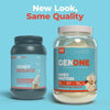 GenOne Whey Protein Powder Isolate, 25g Protein and 6.5g BCAAs per Serving, Vanilla Ice Cream, Low Carb, Fast Digesting, 30 Servings, 2.25 LB