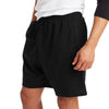 Hanes Mens Jersey Cotton With Pocket Workout-and-training-shorts, Black, Medium US