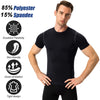 SPVISE Black Compression Shirt Men Short Sleeve Cool Dry Athletic Workout Shirts Sports Baselayer Undershirts Gym Shirt Tops