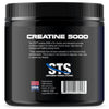 STS Creatine 300 Grams - 100% Pure Raw Creatine Monohydrate Powder, Pre-Workout, Post-Workout, Build Muscle and Stamina - 60 Servings - with scoop