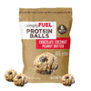 simplyFUEL Whole Food Protein Balls with Probiotics - Chocolate Coconut Peanut Butter Snacks - 8g Protein Snack - Gluten Free Energy Balls