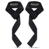 Lifting Wrist Straps for Weightlifting, Weight Lifting Straps Gym Power Workouts Lifting Straps Padded Cotton Men Women Supportive Lift Deadlift Strap (Black)