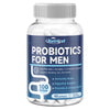 Probiotics for Men, 100 Billion CFUs with Prebiotics, Saw Palmetto Berry, Pumpkin Seed, Cranberry & Lycopene for Prostate Urinary Health, Mens Probiotic for Digestive & Immune Health 90 Capsules