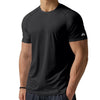 Zengjo Workout Shirt Men Quick Dry(Grey,M)