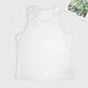 Custom Mens Tank Top Muscle Tops Personalized Sleeveless Shirts Design Your Own Undershirt for Gym Workout, White, M