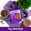 Quest Nutrition Galleta proteica con chispas de chocolate doble, alta en proteínas, baja en carbohidratos, 12 unidades