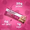 Quest Nutrition- High Protein, Low Carb, Gluten Free, Keto Friendly, 12 Count White Chocolate Raspberry