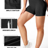 Womens Scrunch Gym Butt Lifting Seamless Shorts Yoga High-Waisted Workout Athletic Running Exercise Active Booty Shorts Squat Proof Stretchy Leggings Pants Fitness Sport Biker Spandex Clothes 5