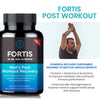 DR. EMIL NUTRITION Fortis Post-Workout Recovery Capsule for Men with L-Glutamine and Sustamine to Support Muscle Recovery & Immune Health, 30 Servings