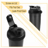 Mr. Pen- Shaker Bottles for Protein Mixes, 28 oz, 1 Pack, Black, Protein Shaker Bottle with Wire Whisk Ball, Blender Bottle