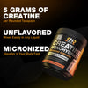 Rep N Roll Micronized Creatine Powder, 45 Serv., Creatine Monohydrate 5000 MG, 0 Calorie, 0 Sugar, 100% Purity, Banned Substance Tested, Keto, No Bloating, 8oz