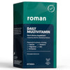 ROMAN Daily Multivitamin for Men | Supports Physical Activity, Brain + Heart Health, and Immune System with 23 Key Nutrients Including Calcium, Magnesium, and Zinc | 30-Day Supply (60 Tablets)