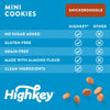 HighKey Sugar Free Cookies Variety Pack - 6.75oz Keto Snacks Zero Carb No Sugar 3-Pack Chocolate Chip Cookie, Snickerdoodle, Brownie Bites Low Carb Gluten Free Diabetic Snack Diet Friendly Food Sweets