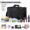 Large Sport Tote Bag, Waterproof Duffel Travel Bag Perfect as A Women/Man Weekender Carry-on Overnight Bags (Black)