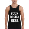 Custom Tank Top Your Design Here Customized Shirt Personalized Tank Top for Gym Running Custom Tank Tops Black Medium