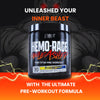 Nutrex Research Hemo-Rage Extreme High Stim Pre Workout Powder | Insane Lasting Energy, Focus, Endurance & Pump Booster Preworkout Supplement | Blueberry Lemonade 30 Servings