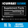 JNX SPORTS, The Curse! Glutamine, L-Glutamine Powder 5g - Support Muscle Recovery, Post Workout, 60 Servings, Unflavored