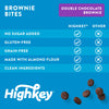 HighKey Sugar Free Cookies Variety Pack - 6.75oz Keto Snacks Zero Carb No Sugar 3-Pack Chocolate Chip Cookie, Snickerdoodle, Brownie Bites Low Carb Gluten Free Diabetic Snack Diet Friendly Food Sweets