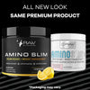 Amino Slim - Slimming BCAA Weight Loss Drink for Women, Vegan Amino Acids & L-Glutamine Powder for Post Workout Recovery & Fat Burning | Daily Appetite Suppressant, Metabolism Booster & Stress Relief