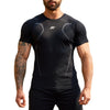 LBL Leading the Better Life Men's Workout Shirts Dry Fit Moisture Wicking Short Sleeve Mesh Athletic T-Shirts Black L