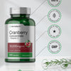 Horbäach Cranberry Concentrate Extract Pills + Vitamin C | 30,000mg | 120 Capsules | Triple Strength Ultimate Potency Formula | Non-GMO and Gluten Free Supplement