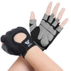 WESTWOOD FOX Weight Lifting Gloves for Men Women Gym Gloves with Wrist Wrap Support for Workout Training Exercise Fitness Hanging, Pull ups for Dumbbell, Cycling (Blacks, Medium)