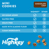 HighKey Sugar Free Cookies Variety Pack - 6.75oz Keto Snacks Zero Carb No Sugar 3-Pack Chocolate Chip Cookie, Snickerdoodle, Brownie Bites Low Carb Gluten Free Diabetic Snack Diet Friendly Food Sweets